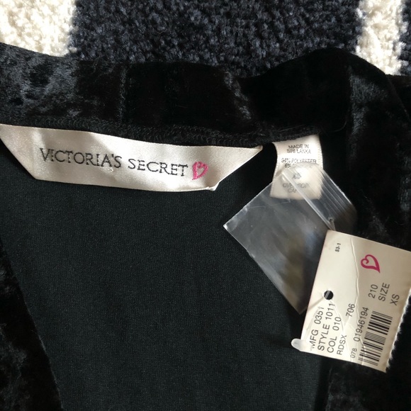 Victorias Secret Velvet Front Tie Sweater - Picture 2 of 3